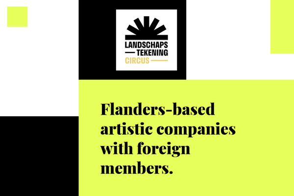 Flanders-based artistic companies with foreign members.